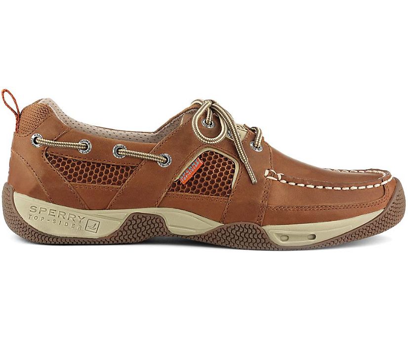 Sperry Sea Kite Sport Moc Boat Shoes - Men's Boat Shoes - Dark Brown [TB3975642] Sperry Ireland